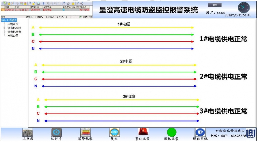 2019呈澄高速箱變電纜防盜系統(tǒng)